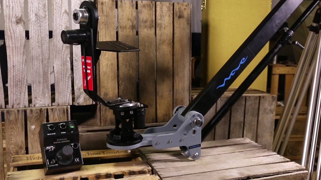 PROAIM Jr Pan-Tilt Head for Video Camera Jib Crane