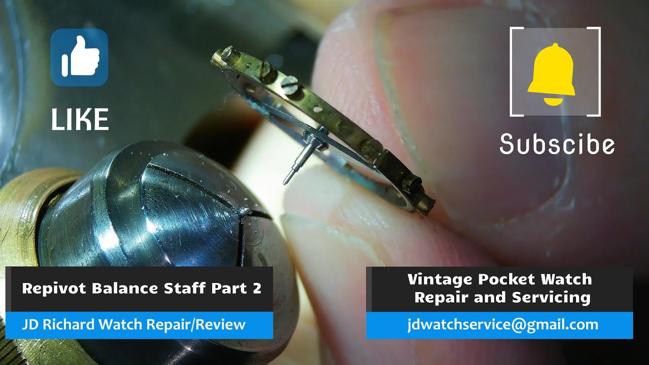 Repivot a Balance Staff/Graver Sharpening - Part 2