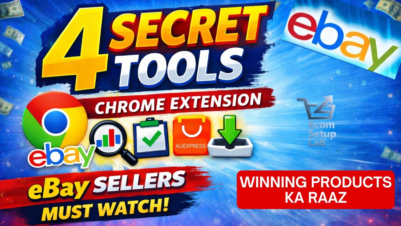 4 Chrome Extensions Every eBay Seller Must Use (2026) | Winning Product Tools