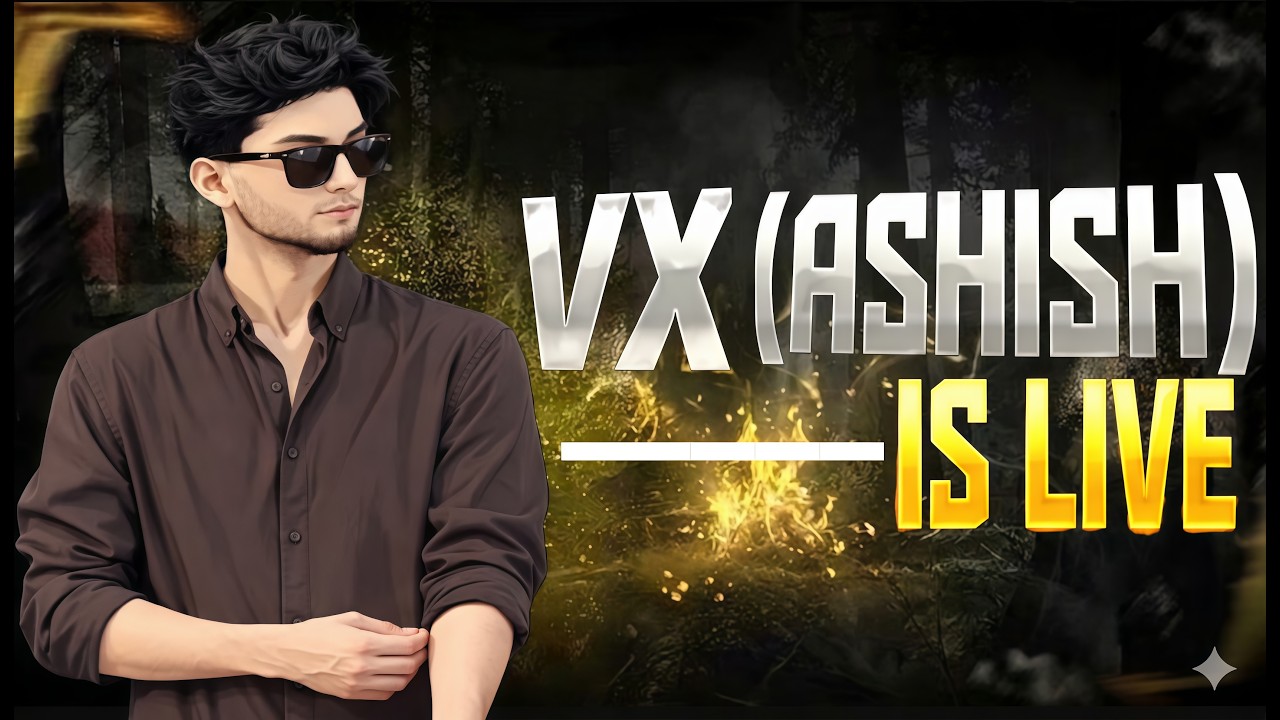 VX (ASHISH) IS LIVE FREE FIRE MAX UNDERDOGS VX ESPORTS RAW POV 😎 IN PAID SCRIM