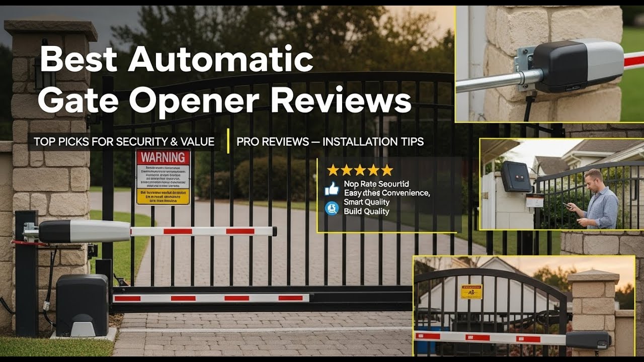 TOP 5 Best Automatic Gate Opener 2026 | Don&rsquo;T Buy A Gate Opener Until You Watch This
