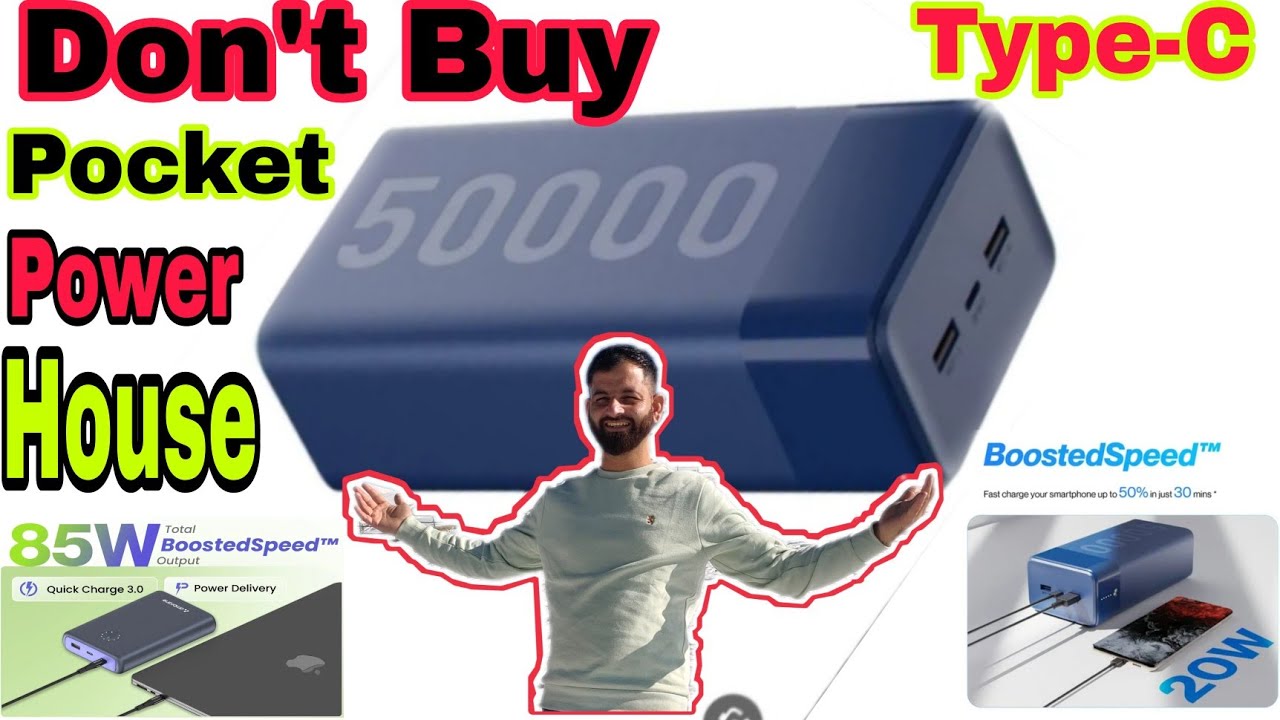 Best Power Bank 2024 | Ambrane 50000mah Power Bank Review | Ambrane 50000mah Power Bank Unboxing
