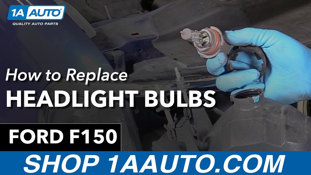 How To Replace Headlight Bulbs 97-04 Ford F-150