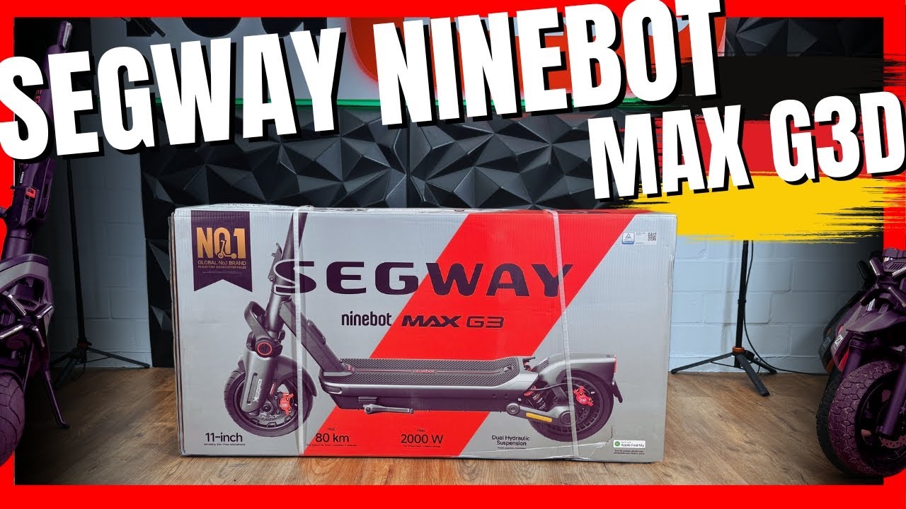SEGWAY NINEBOT MAX G3 D 🇩🇪  Unboxing & ALLE Details! 💡 E-Scooter Neuheit 2025 🚀 #segway