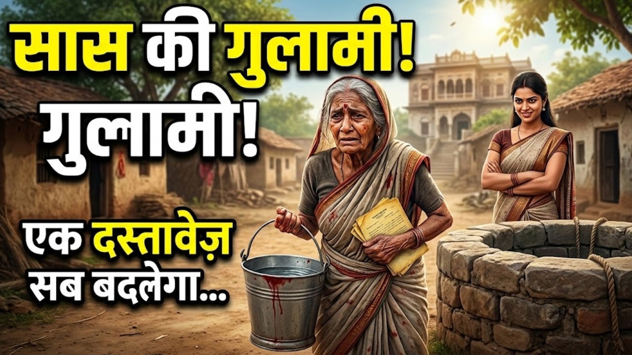 बहू का अत्याचार, एक कागज़ ने पलट दी पूरी बाज़ी।