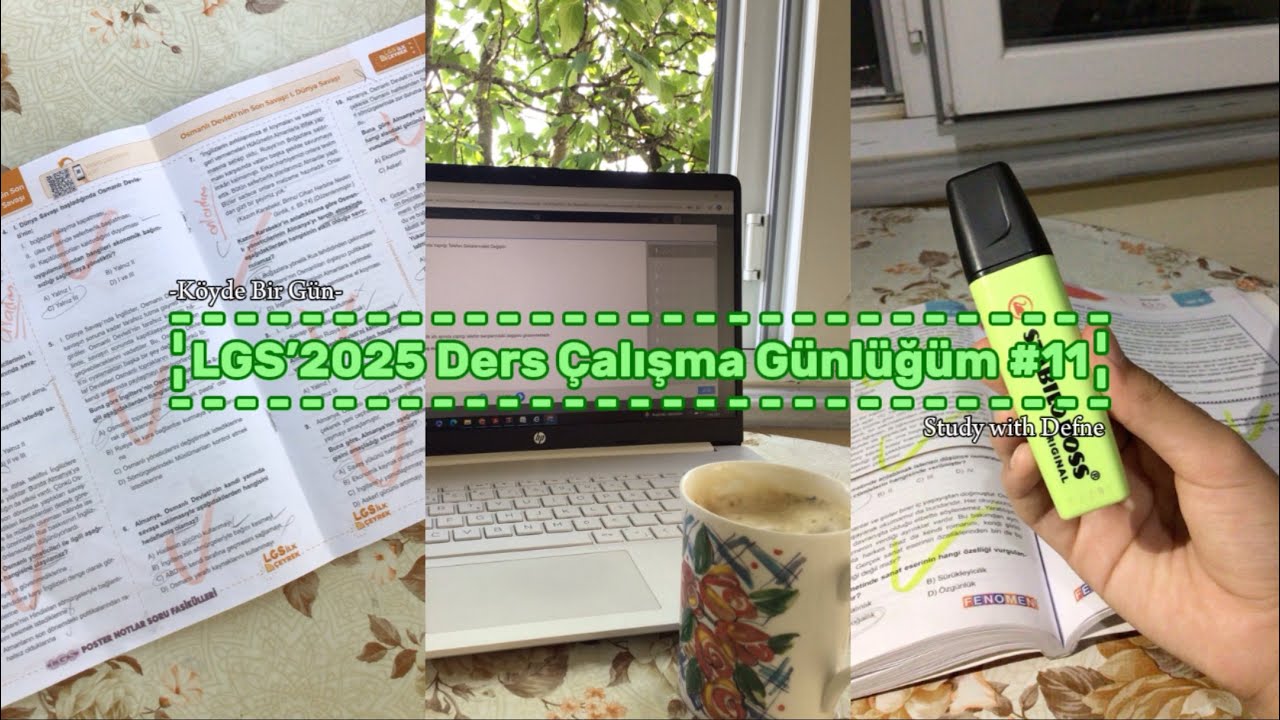 💚LGS’2025 Ders Çalışma Günlüğüm #11 | Köyde Bir Gün🌳