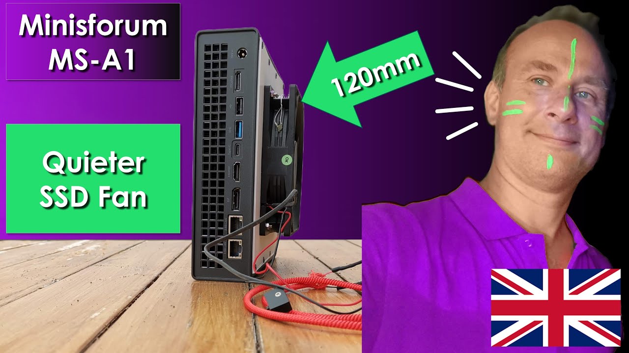 Minisforum ms-a1 DIY SSD fan