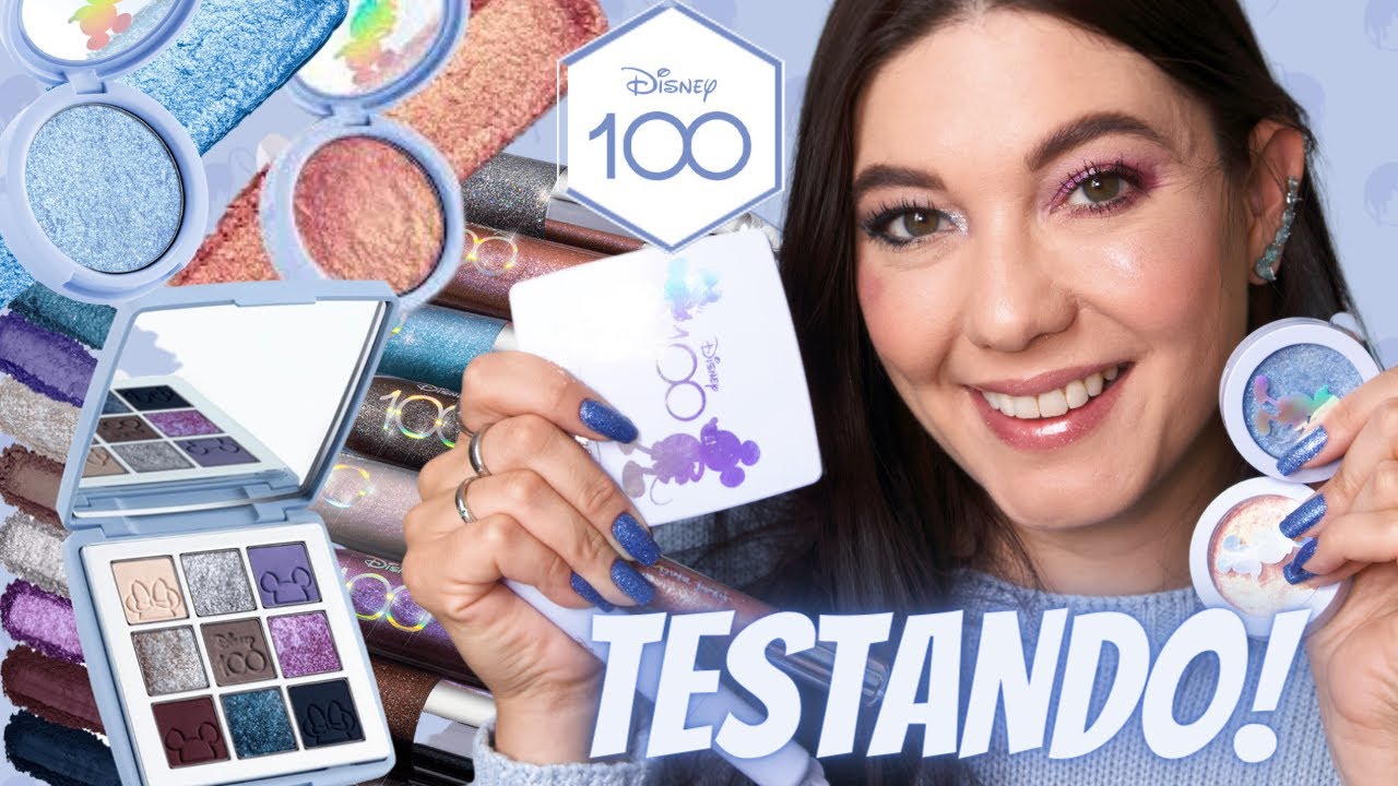 BT DISNEY 100 | LANÇAMENTO DE LINHA BRUNA TAVARES | TESTANDO TUDO| OPÇÕES DE MAKE E MUITO BRILHO!