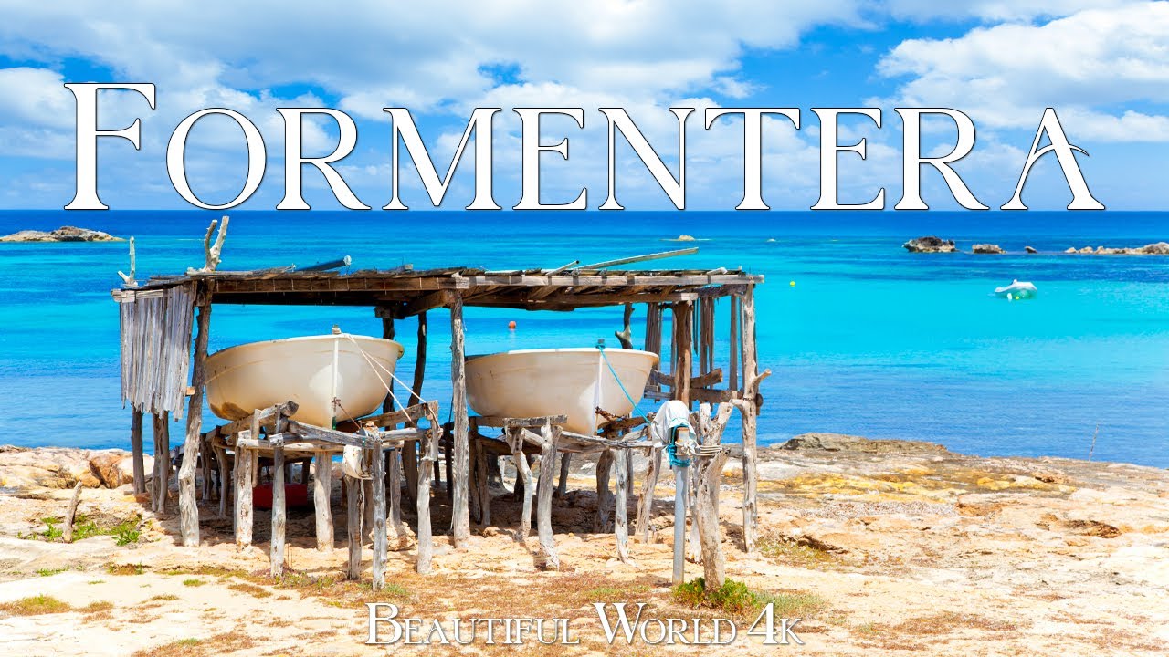Formentera 4K – Crystal Waters and Quiet Shores of Spain’s Purest Island – Relaxing Music