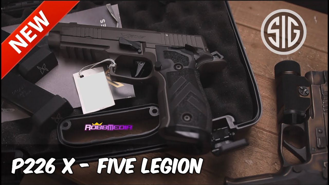 Распаковка Sig Sauer P226 X Five Legion, установка оптической системы | Варианты прицела Red Dot ...
