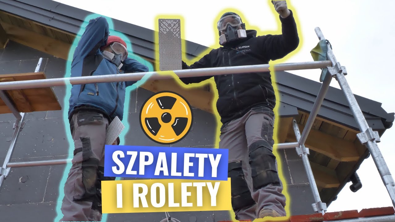 Obrabiamy szpalety i rolety natynkowe. Szlifowanie styropianu.