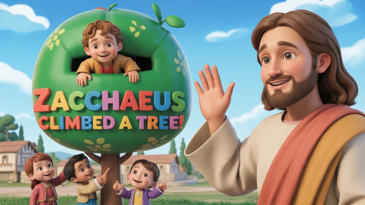 Zacchaeus Climbed a Tree! | Bible Story & Song for Kids | FaithSprouts