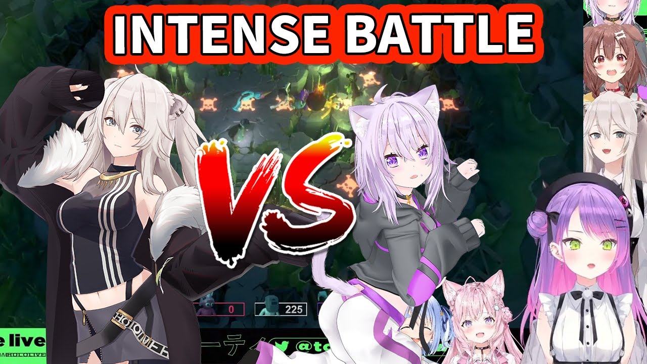 Intense Okayu vs. Botan B*mberman Duel [Pummel Party Collab / ENG Subbed Hololive]