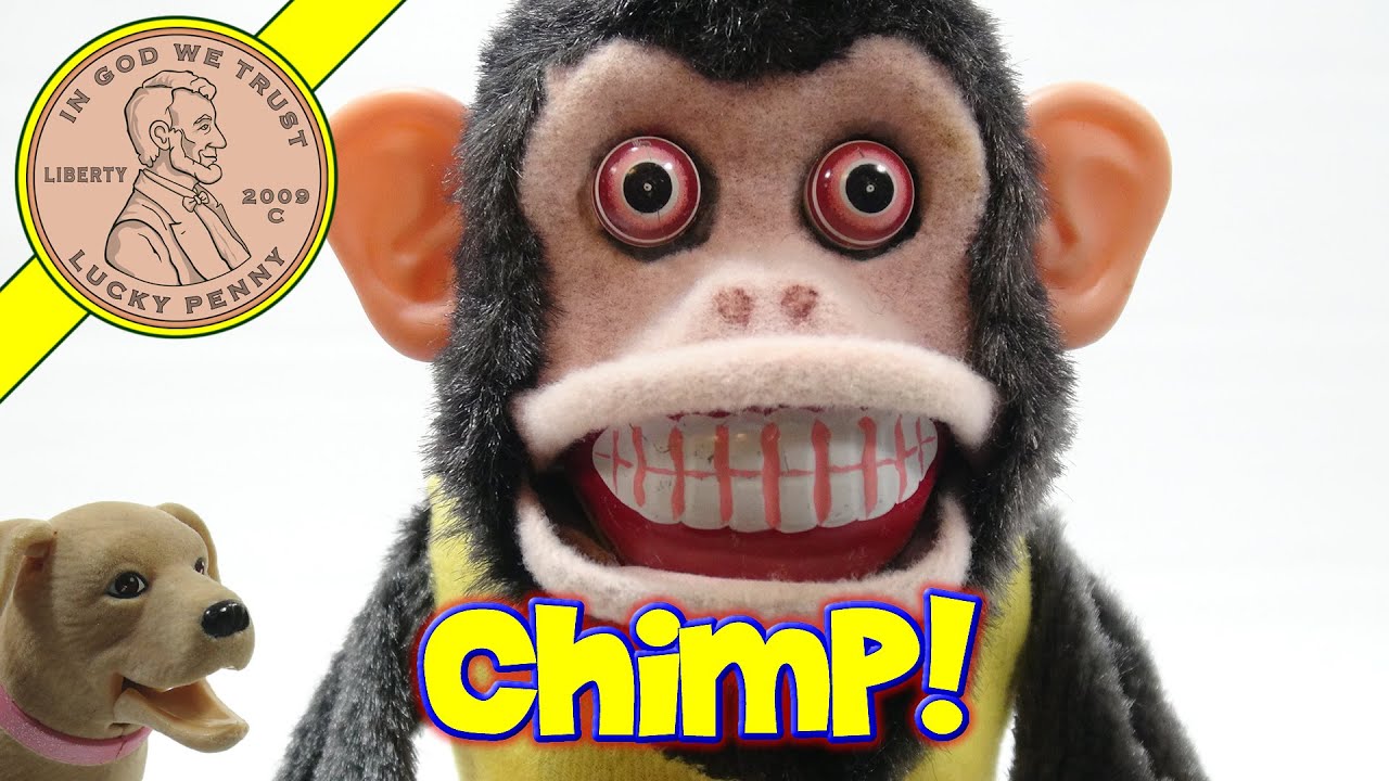 Musical Jolly Crazy Monkey, Cymbal Smashed By A Chimp!