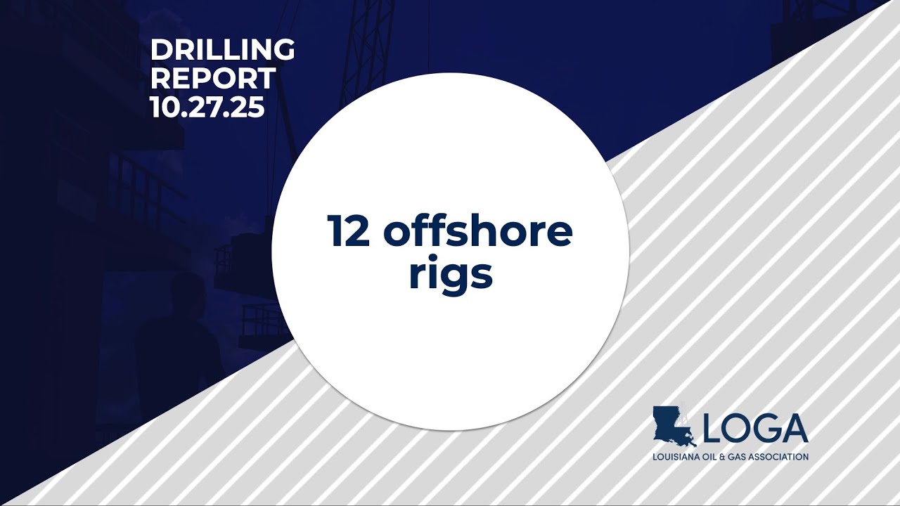 Drilling Report 10.27.25: 12 offshore rigs