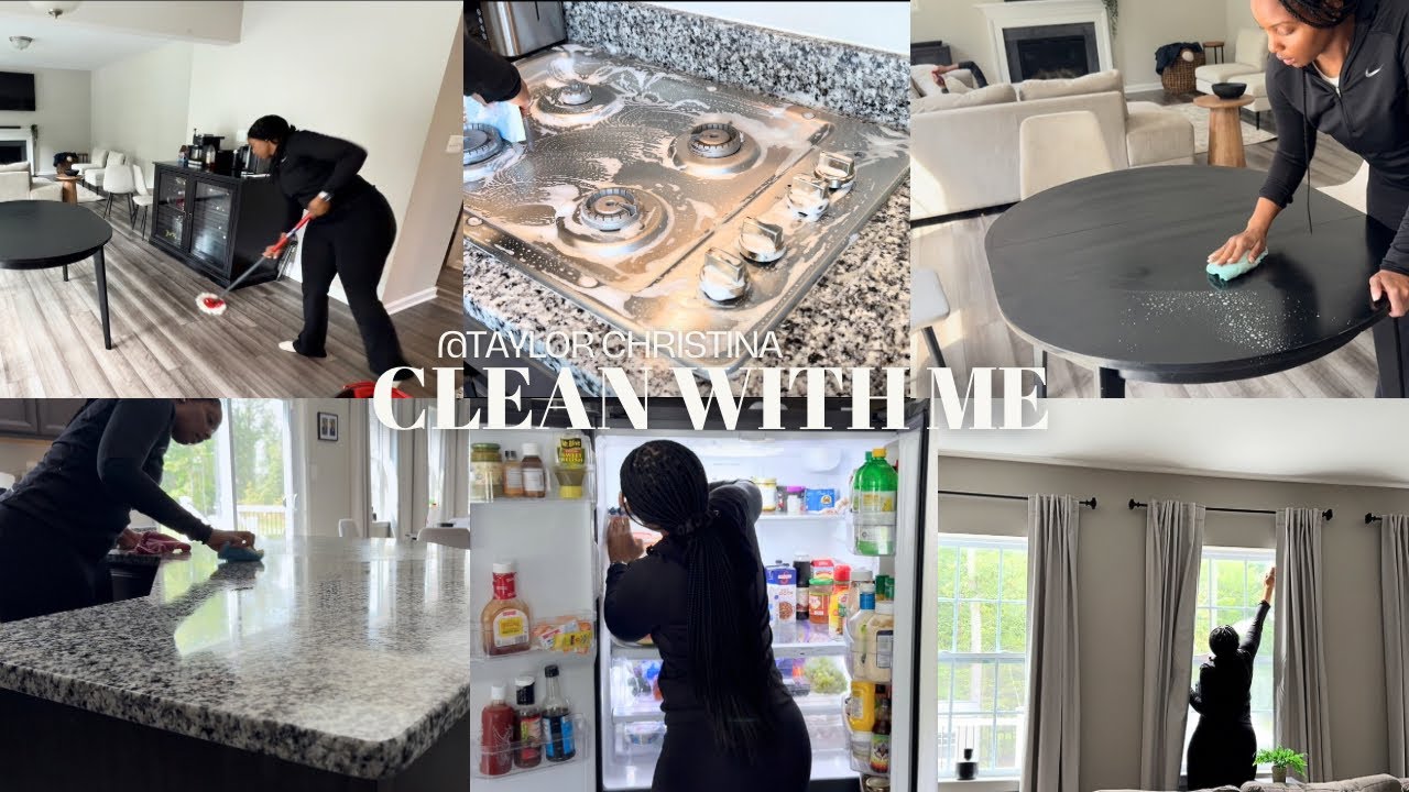 CLEAN WITH ME | KITCHEN & FRIDGE RESET | CLEANING MOTIVATION