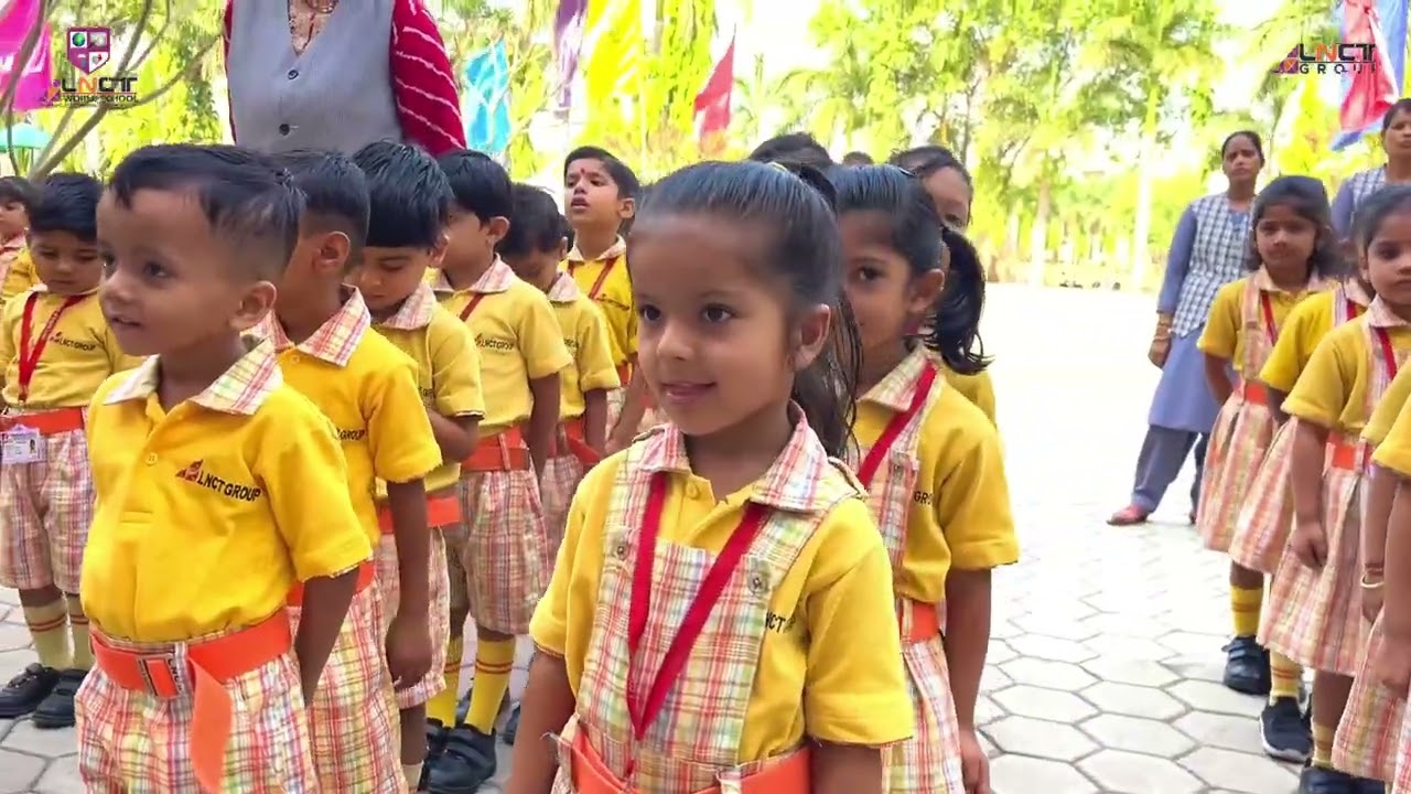 Morning Assembly at LNCT World School!  