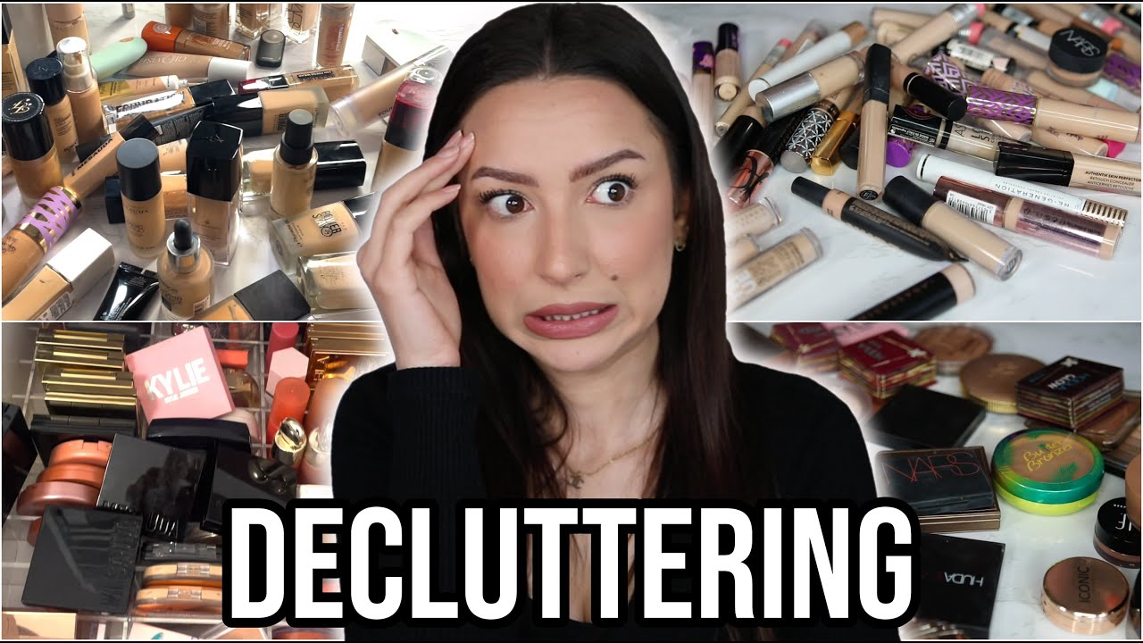 ELIMINO METÀ DEI MIEI TRUCCHI 😳  Decluttering 2022