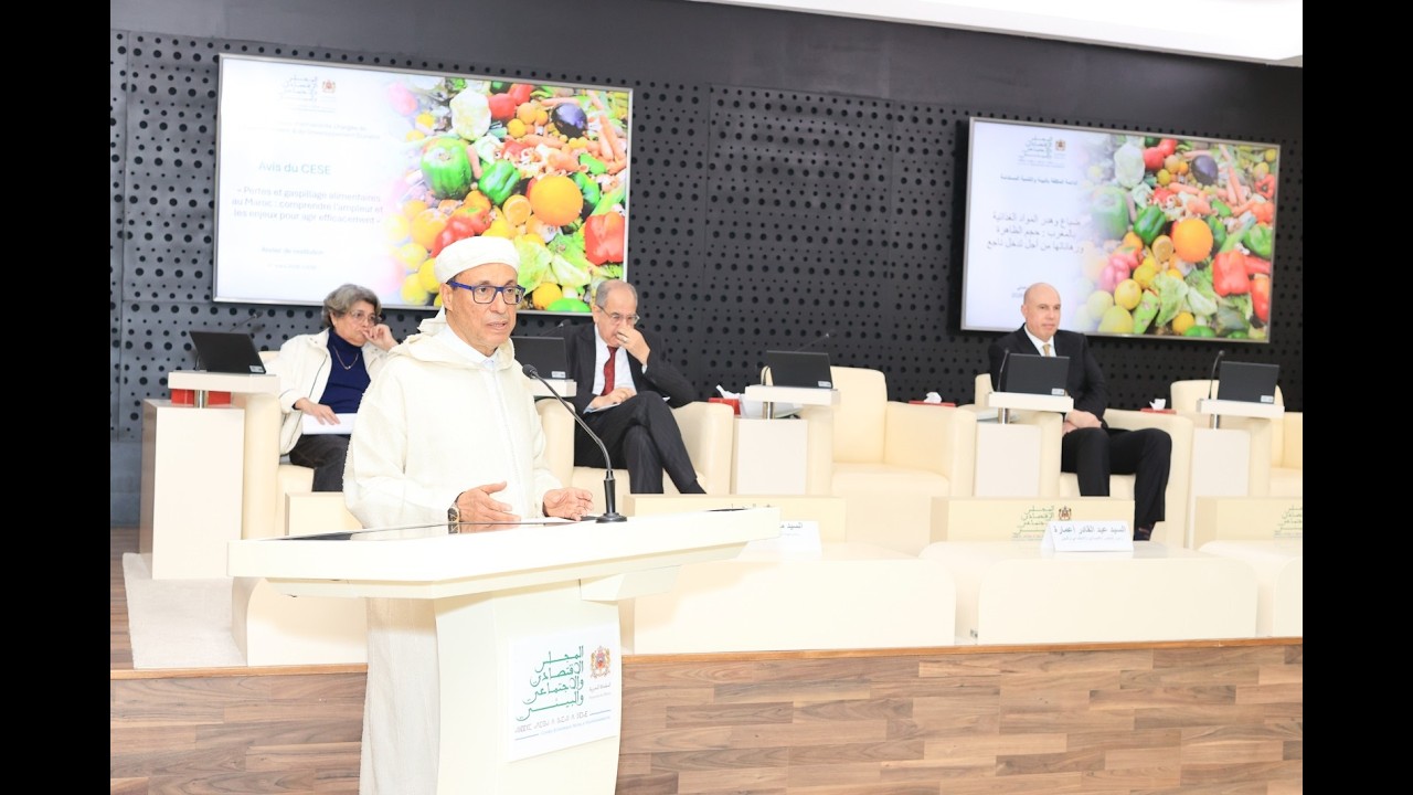 المجلس الاقتصادي والاجتماعي والبيئي يدعو إلى وضع خطة إجرائية للحدّ من ضياع وهدر المواد الغذائية