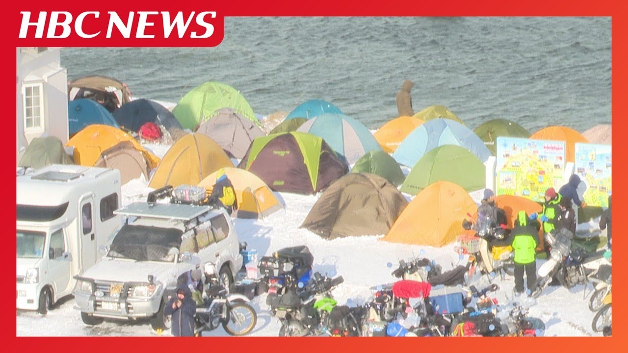 北海道本島の”てっぺん”宗谷岬で年越ししようと全国からライダーら集まる　札幌の年越しそば店は大繫盛