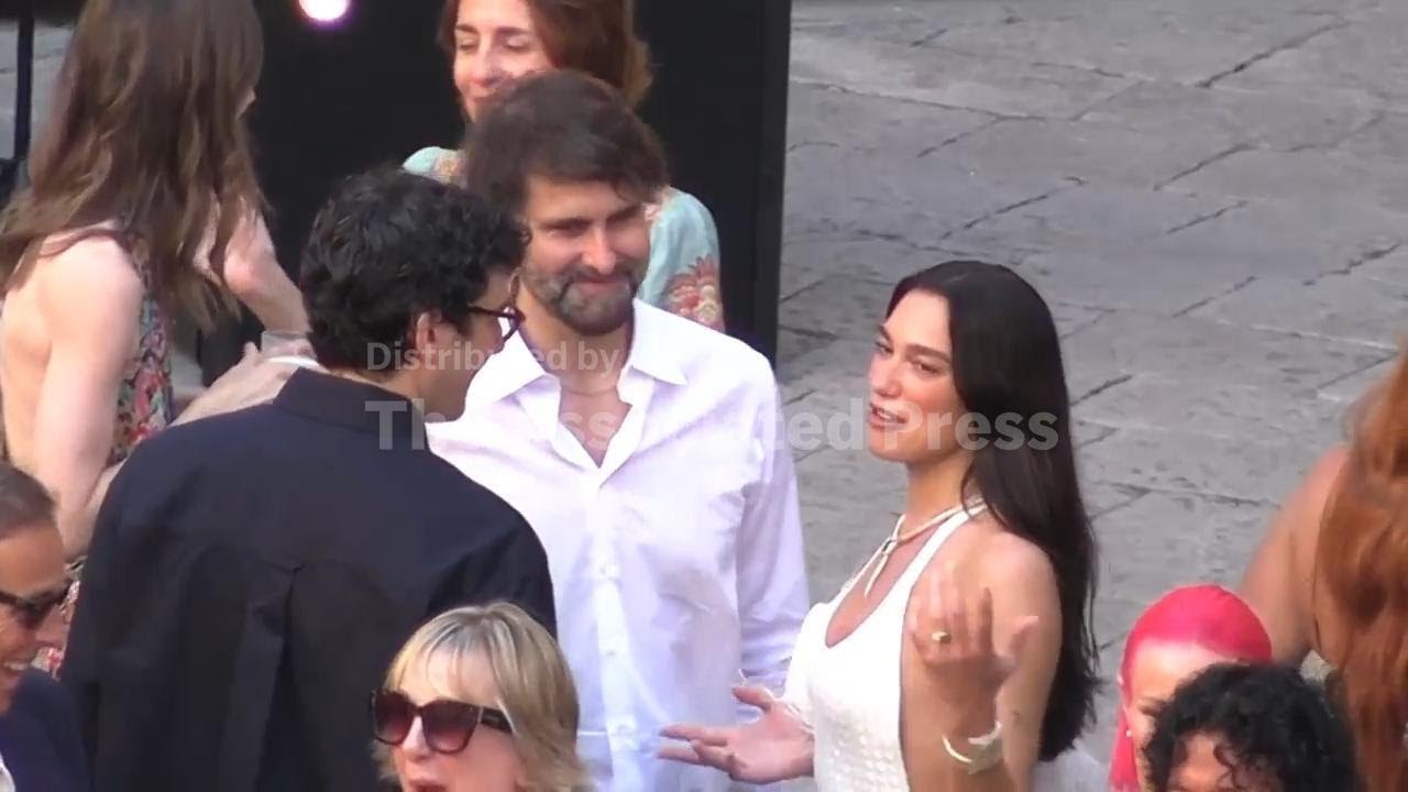 Dua Lipa and Callum Turner host party in Palermo to celebrate their wedding
