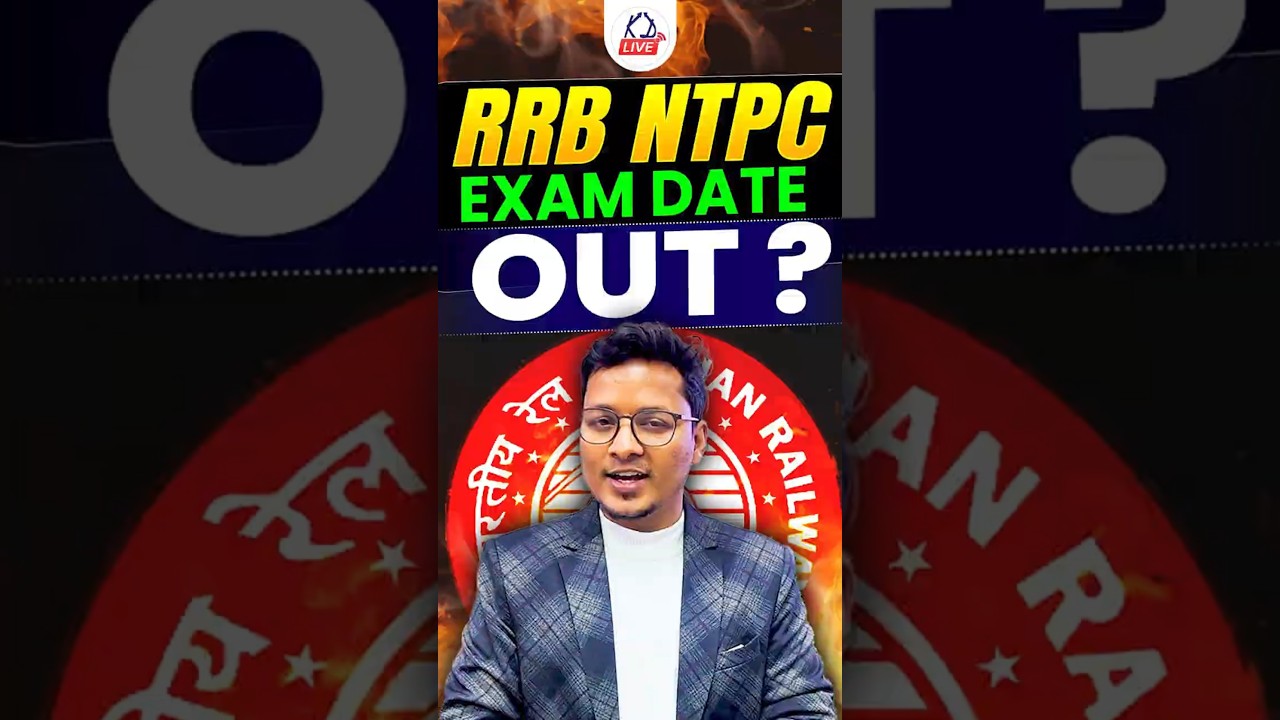 RRB NTPC EXAM DATE OUT ? 🥳@railwaykdlive  ⁨ #railwayexams #railwaygroupd #rrbntpc2026