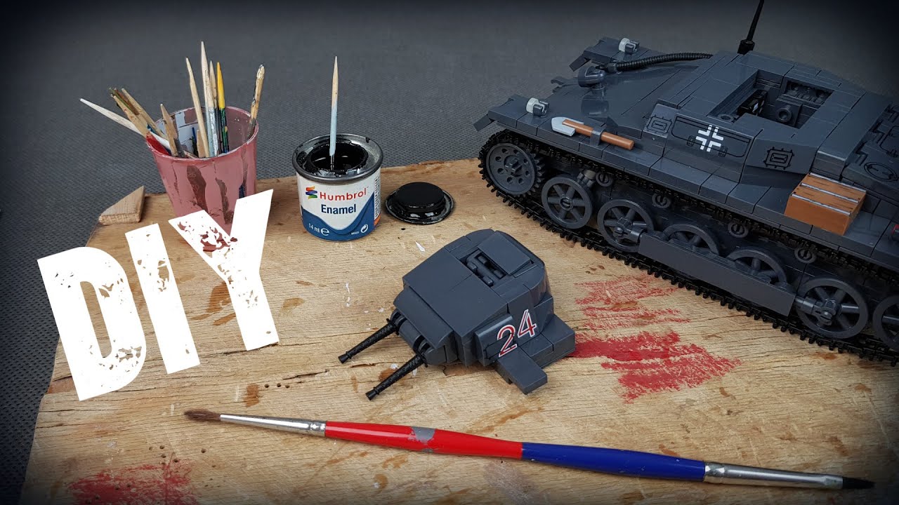 Naprawa luźnych luf w COBI Panzer I (2660)
