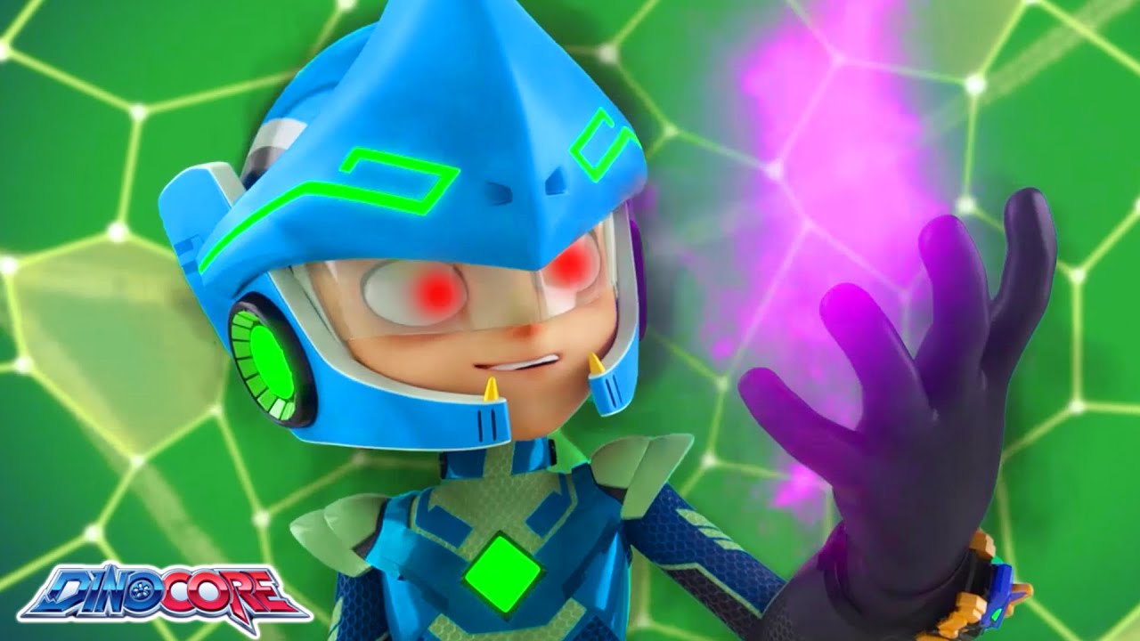 Dino Masters Fights Against Mirror Monster | Dinocore Full Episode | Superhero Cartoons