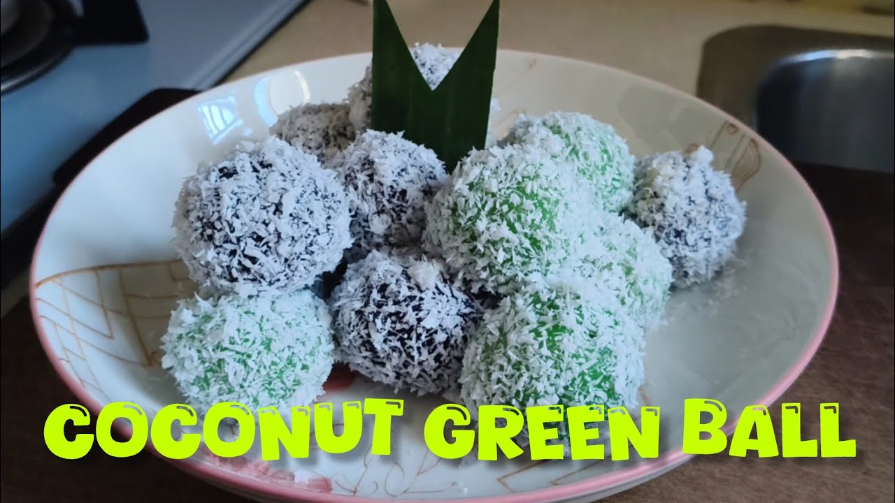 RECIPE COCONUT GREEN BALL WITH PALM SUGER
