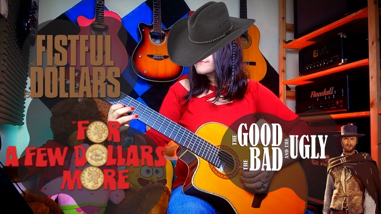 Dollars Trilogy Theme Medley - Ennio Morricone Tribute (7 string Classical Guitar Cover)
