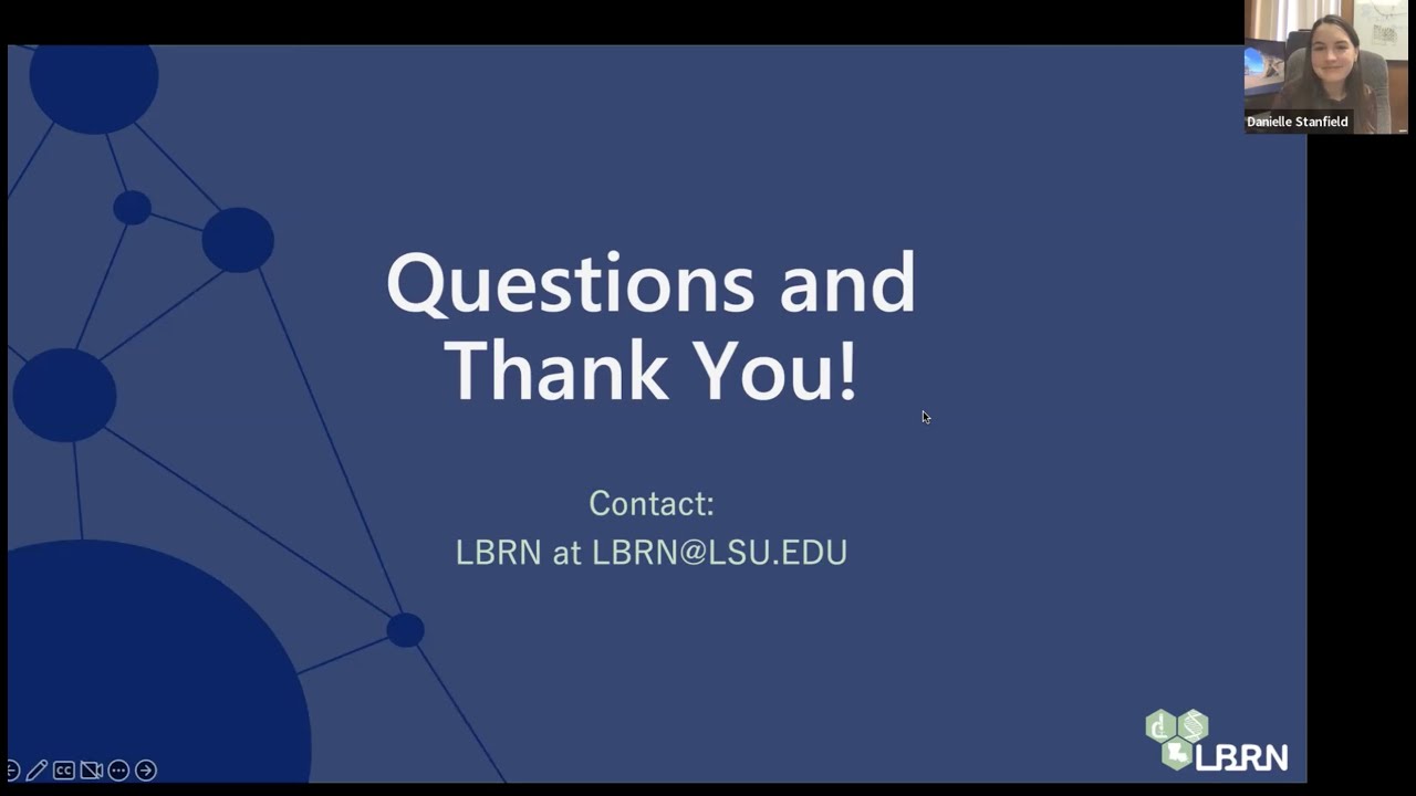2023 LBRN Summer Program Presentation Q&A March 20, 2023
