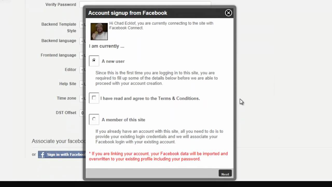 How To Connect Your Baker's Bench Account To Your Facebook