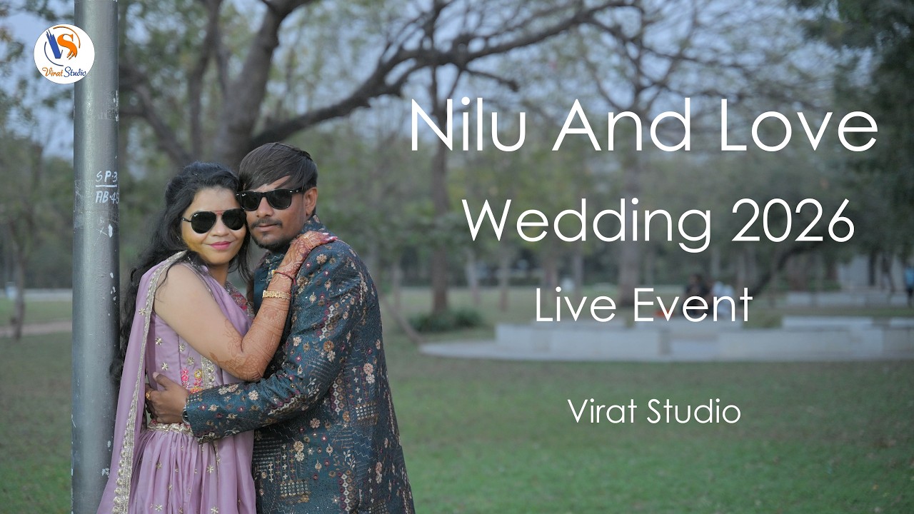 Gandhinagar Live Wedding II Nilu And Love II 2026 II VIRAT STUDIO DHRAGHDHRA