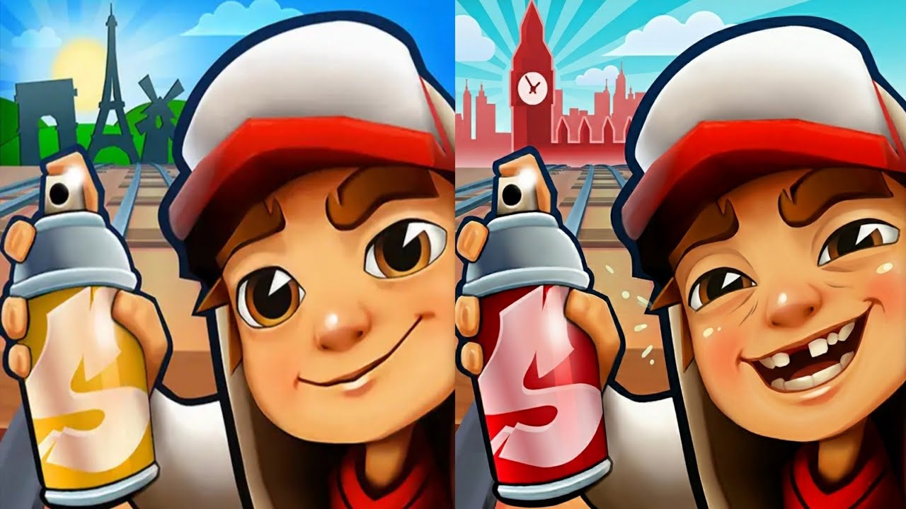 Subway Surfers : Paris 2024 🆚 London 2026 Map Comparison 