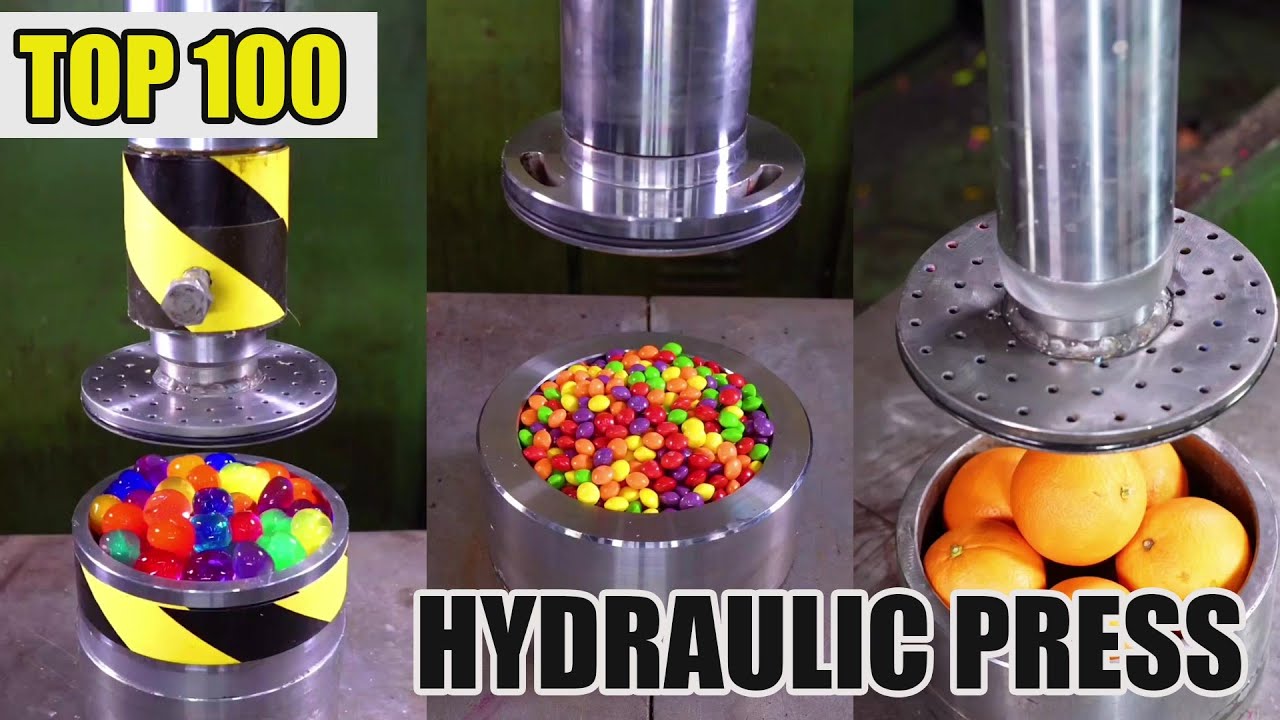Top 100 Most Satisfying Hydraulic Press Crushes | Ultimate Crushing Moments Compilation #asmr