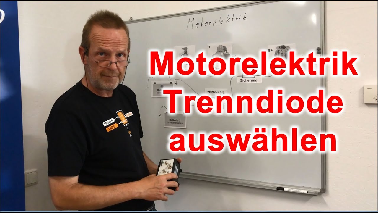 Bordelektrik #4 - Batterie Trenndiode ausw&auml;hlen.