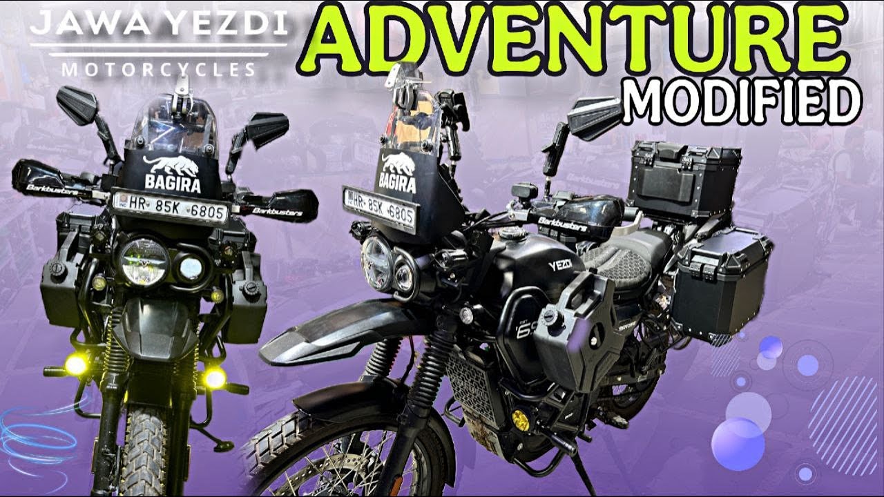Firse YEZDI ADVENTURE 2025 me kardi Full Loaded Modification 😮 Detailing Modification 🔥 Touring |