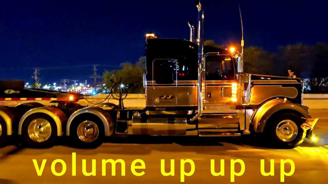 JJ Transport 2005 Kenworth W900L C15 Cat 18 Speed 2 Aux Hauling  Pile Driver 13 Axles 240,000 Lbs
