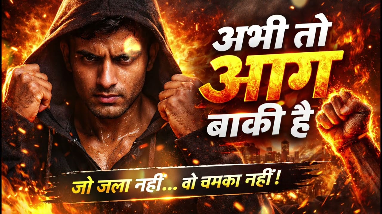 अभी तो आग बाकी है 🔥 | Powerful Motivational Song | Irade Beats | Never Give Up Song | Powerful Song 