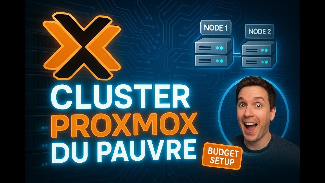 🚀 Le cluster Proxmox du pauvre (2 noeuds) 💡
