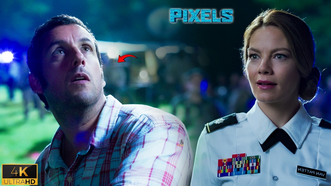 Adam Sandler’s First Battle vs Aliens | Pixels (2015)