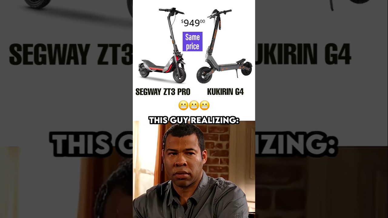 🔥 What would be your choice? ZT3 Pro or G4? 🛴#electricscooter #segway #kukirin #short