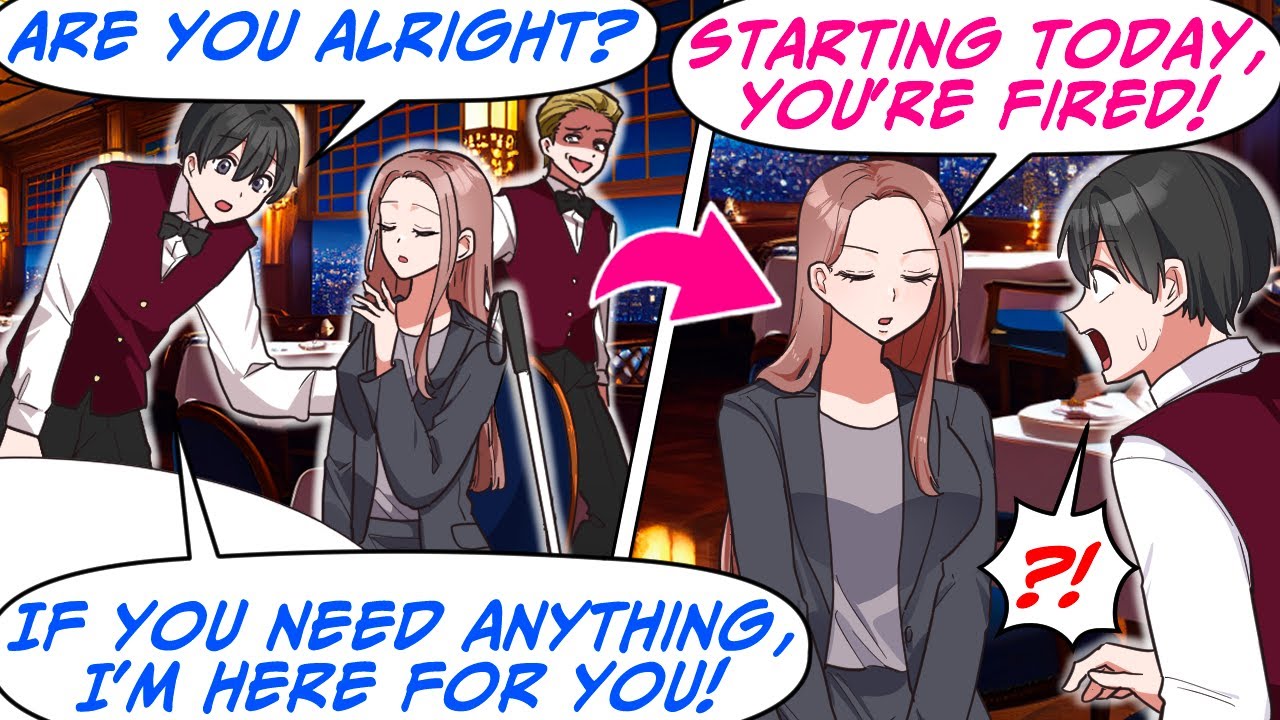 I Helped Out a Blind Woman at the Fancy Restaurant I Work At! But Then…[RomCom Manga Dub]