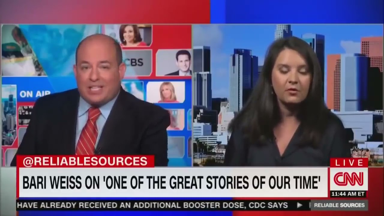 Bari Weiss confronts Brian Stelter - The World Has Gone Mad