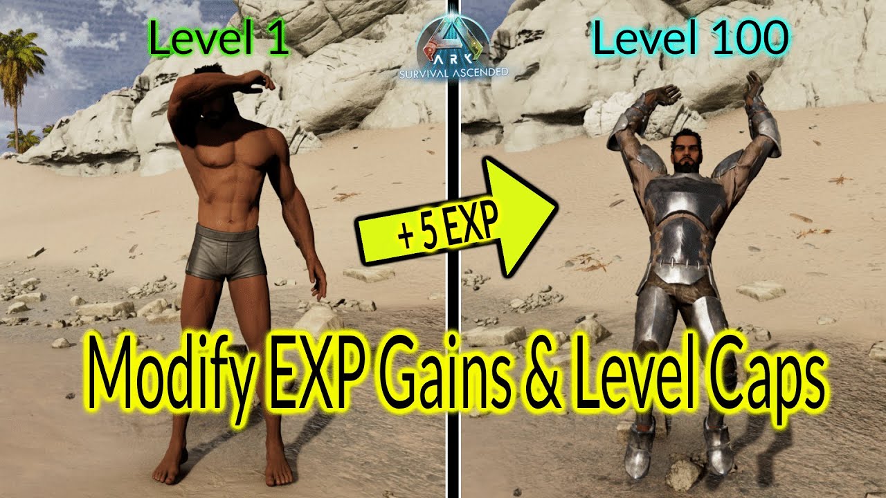 How to Modify EXP & Level Caps In Ark Ascended