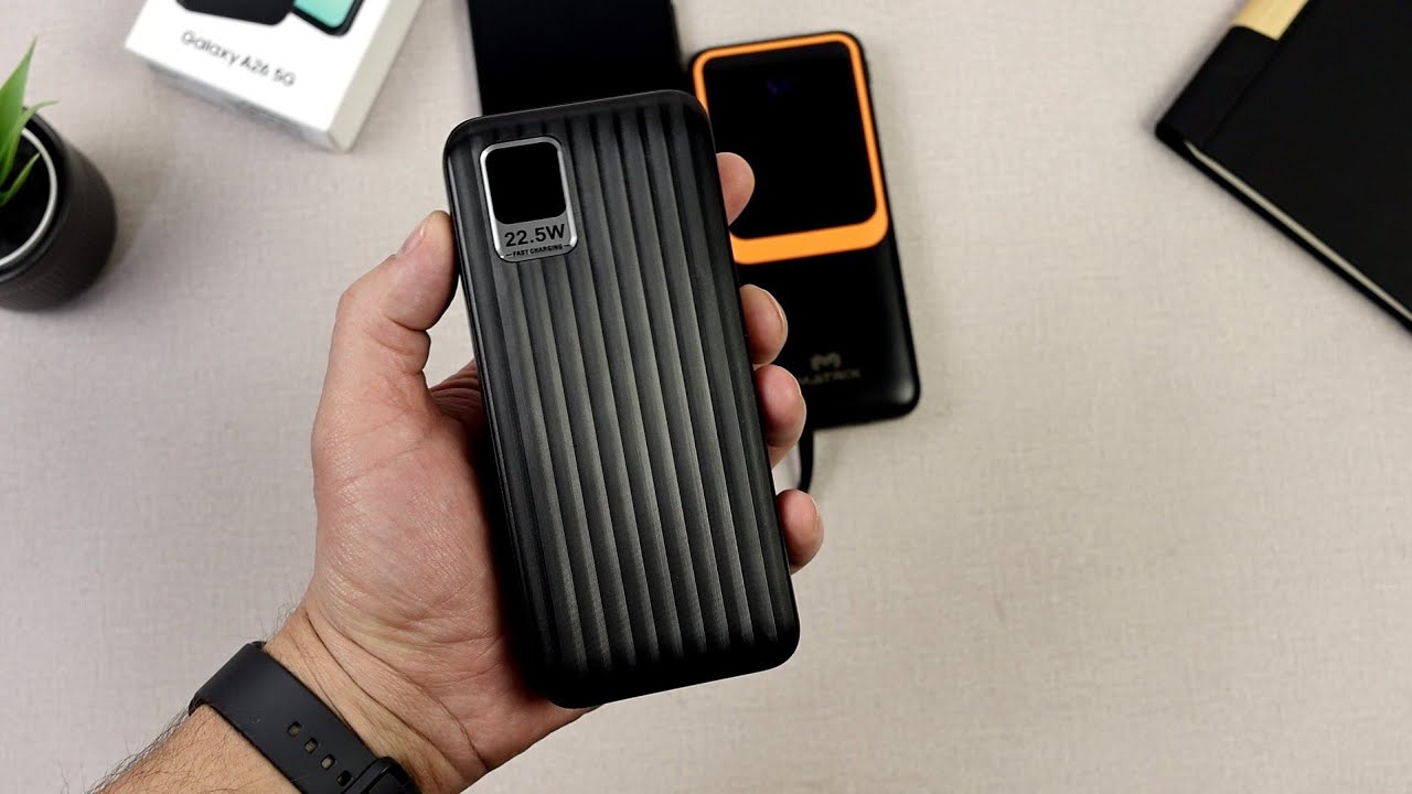 إختبار لايصدق على باور بانك سريع بسعر خطير Matrix Power bank