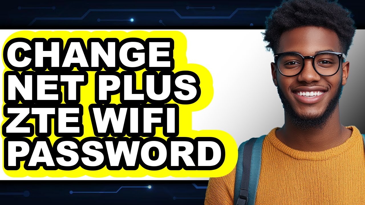 How to Change Net Plus Zte Wifi Password (only Way)