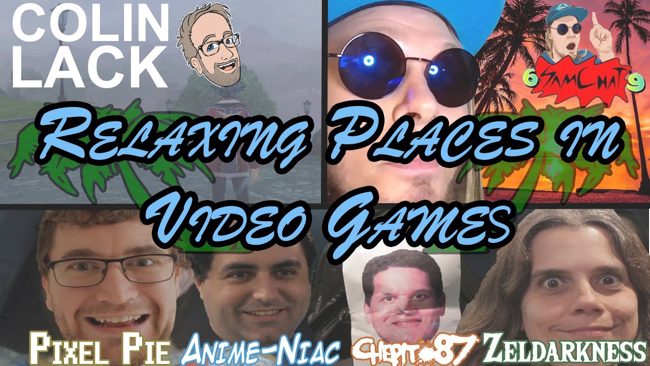 RELAXING PLACES IN VIDEO GAMES 🌴 feat. Content Creators