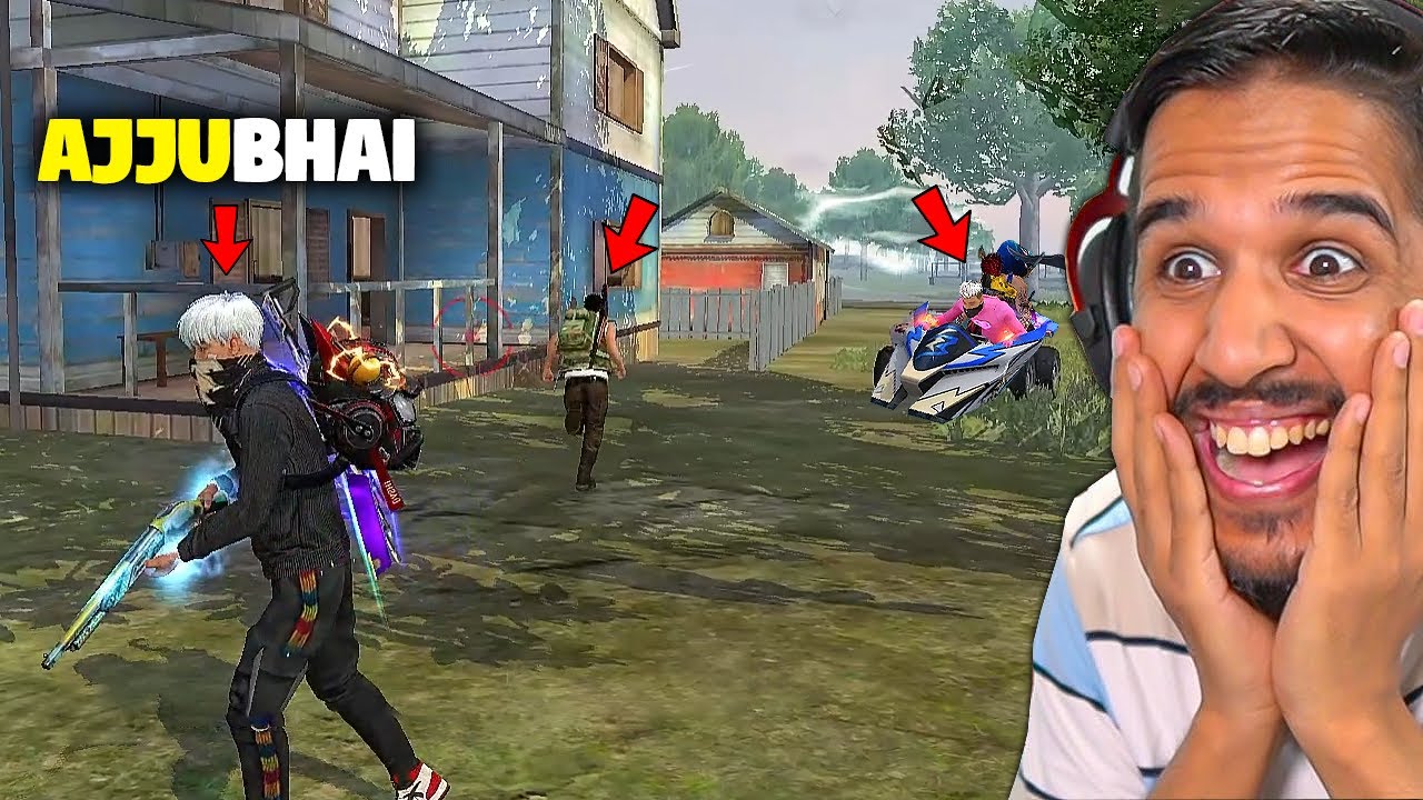 AJJUBHAI OP SQUAD WITH @DesiGamers_ - FREE FIRE HIGHLIGHT