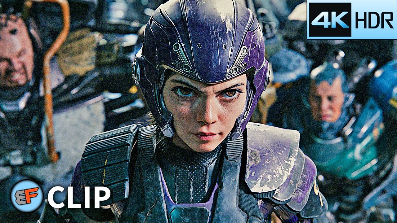 Motorball Race Scene (Part 1) | Alita Battle Angel (2019) 4K HDR Movie Clip